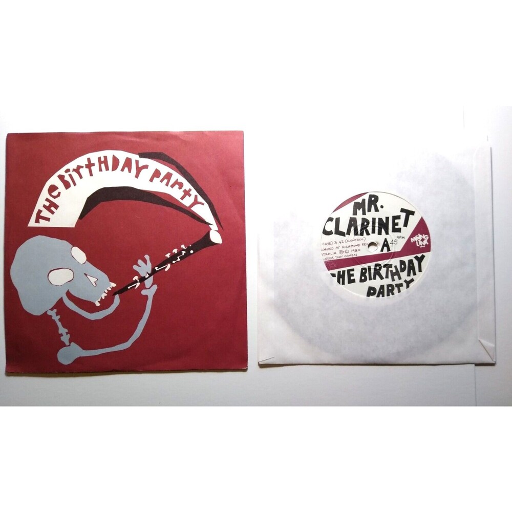 The Birthday Party Mr. Clarinet 7" Record 45 RARE 2 Color Missing Link PROMO AU